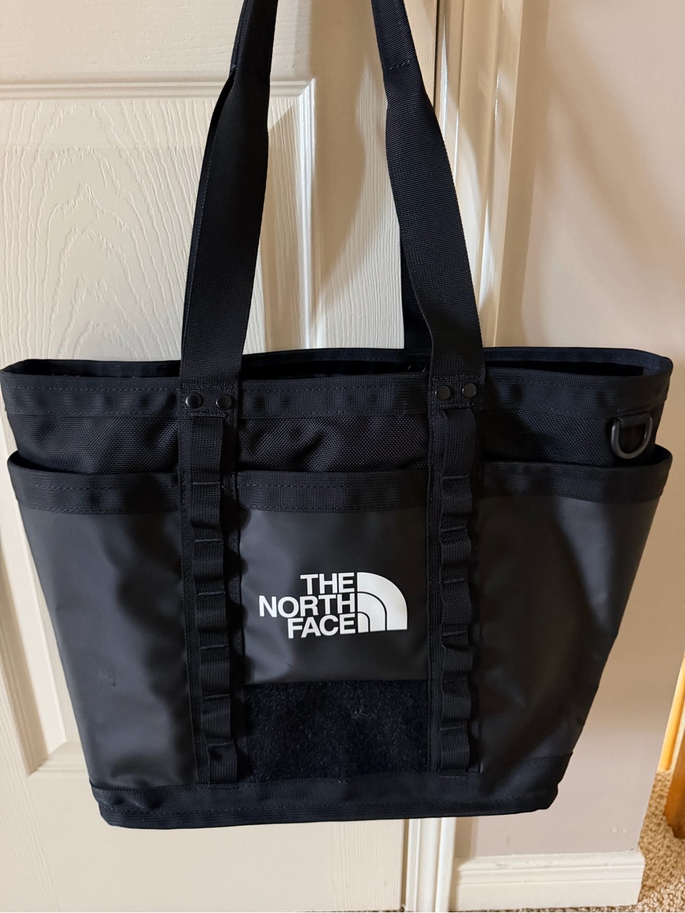 The North Face Black Nylon Utility Tote waterproof